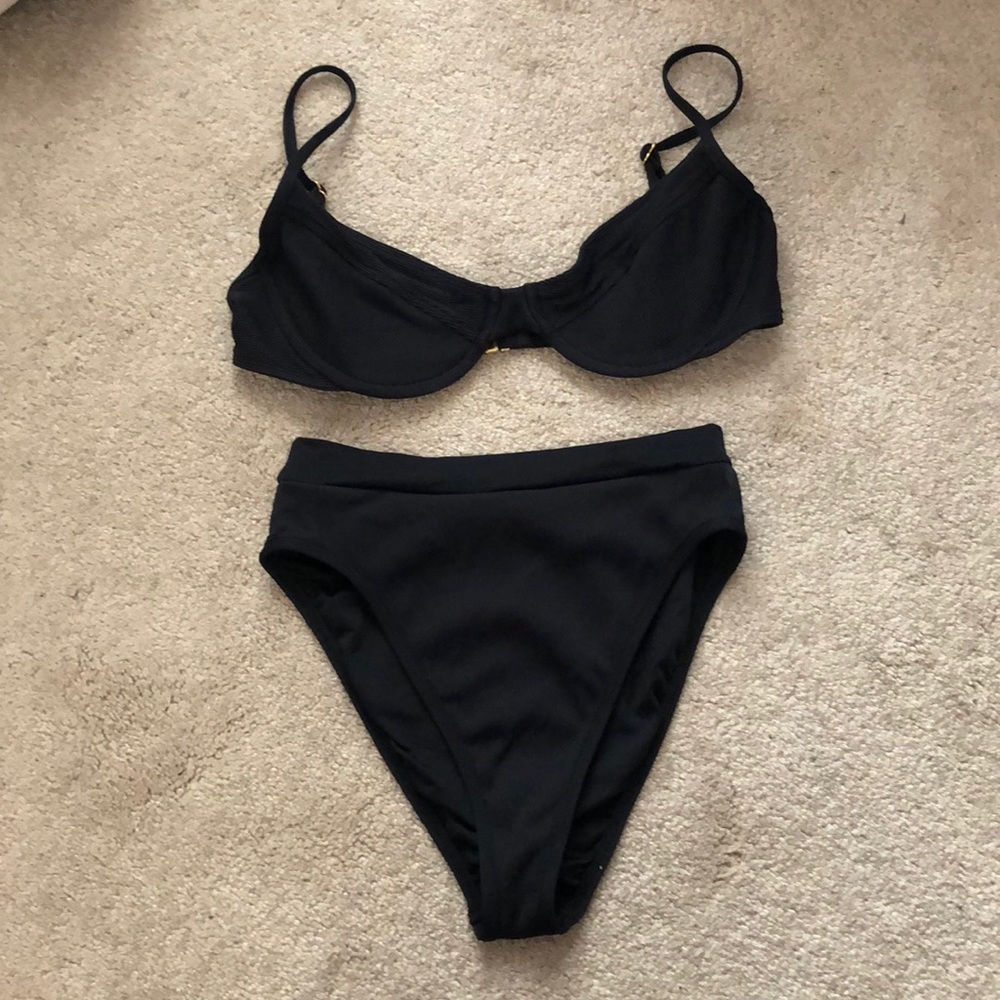 L*Space black bikini set